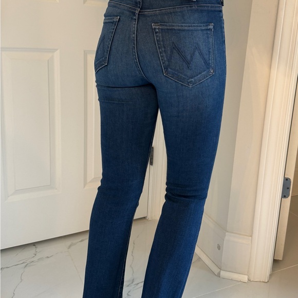 MOTHER Dark Blue Skinny Jeans